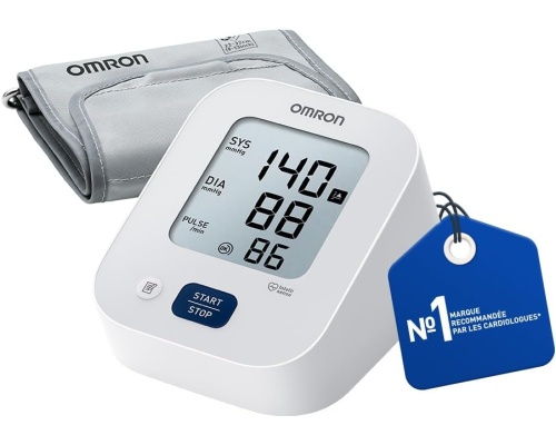 Omron X2 Essential Digital Upper Arm Blood Pressure Monitor Clinically Validated Blood Pressure Meter Irregular Heartbeat Hypertension Detection Cuff Fit Control 22-32cm