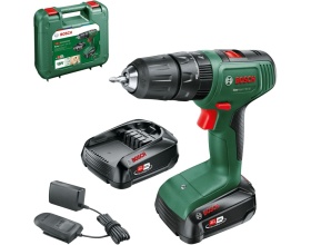 Bosch EasyImpact 18V Κρουστικό Δραπανοκατσάβιδο Μπαταρίας 2x2.0Ah (MPN 06039D8108)