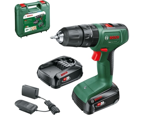 Bosch EasyImpact 18V Κρουστικό Δραπανοκατσάβιδο Μπαταρίας 2x2.0Ah (MPN 06039D8108) Bosch EasyImpact 18V Κρουστικό Δραπανοκατσάβιδο Μπαταρίας 2x2.0Ah (MPN 06039D8108)
