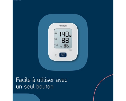 Omron X2 Essential Digital Upper Arm Blood Pressure Monitor Clinically Validated Blood Pressure Meter Irregular Heartbeat Hypertension Detection Cuff Fit Control 22-32cm
