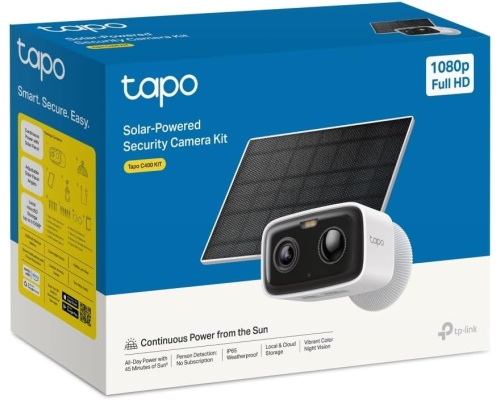 TP-LINK Tapo C400 Kit IP Κάμερα Παρακολούθησης Wi-Fi Full HD 1080p Αδιάβροχη Μπαταρίας με Αμφίδρομη Επικοινωνία TP-LINK Tapo C400 Kit IP Κάμερα Παρακολούθησης Wi-Fi Full HD 1080p Αδιάβροχη Μπαταρίας με Αμφίδρομη Επικοινωνία