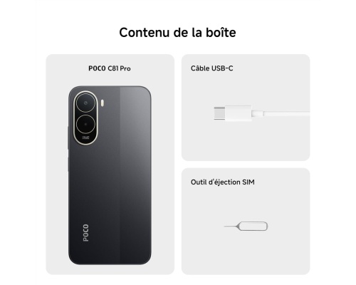 Xiaomi Poco C81 Pro Dual SIM (4/128GB) Μαύρο Xiaomi Poco C81 Pro Dual SIM (4/128GB) Μαύρο