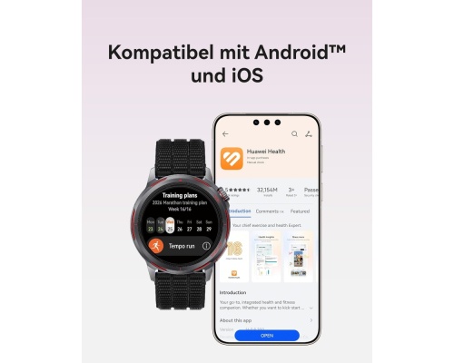 Huawei Watch GT Runner 2 Titanium 43mm Αδιάβροχο με Παλμογράφο (Μαύρο) Huawei Watch GT Runner 2 Titanium 43mm Αδιάβροχο με Παλμογράφο (Μαύρο)