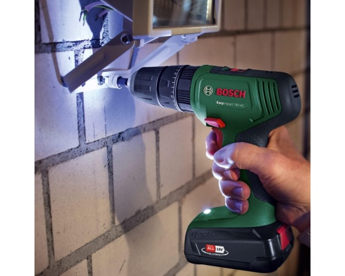 Bosch EasyImpact 18V Κρουστικό Δραπανοκατσάβιδο Μπαταρίας 2x2.0Ah (MPN 06039D8108) Bosch EasyImpact 18V Κρουστικό Δραπανοκατσάβιδο Μπαταρίας 2x2.0Ah (MPN 06039D8108)