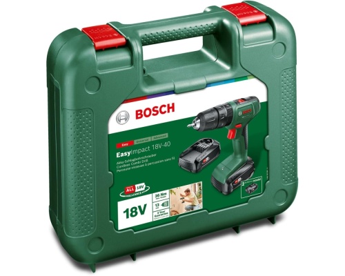 Bosch EasyImpact 18V Κρουστικό Δραπανοκατσάβιδο Μπαταρίας 2x2.0Ah (MPN 06039D8108) Bosch EasyImpact 18V Κρουστικό Δραπανοκατσάβιδο Μπαταρίας 2x2.0Ah (MPN 06039D8108)