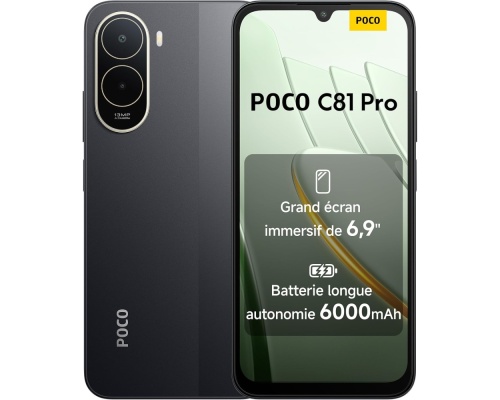 Xiaomi Poco C81 Pro Dual SIM (4/128GB) Μαύρο Xiaomi Poco C81 Pro Dual SIM (4/128GB) Μαύρο