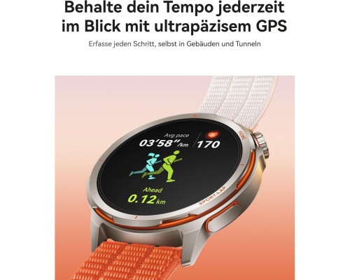 Huawei Watch GT Runner 2 Titanium 43mm Αδιάβροχο με Παλμογράφο (Μαύρο) Huawei Watch GT Runner 2 Titanium 43mm Αδιάβροχο με Παλμογράφο (Μαύρο)