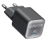Anker Φορτιστής Χωρίς Καλώδιο GaN με Θύρα USB-C 30W Μαύρος (511)
