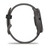 Garmin Vivoactive 6 Aluminium 42mm Αδιάβροχο Smartwatch με Παλμογράφο (Pebble Gray with Slate Band
