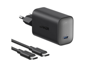 Anker Φορτιστής με Θύρα USB-C και Καλώδιο USB-C - USB-C 100W Μαύρος (Nano)