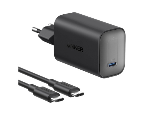 Anker Φορτιστής με Θύρα USB-C και Καλώδιο USB-C - USB-C 100W Μαύρος (Nano) Anker Φορτιστής με Θύρα USB-C και Καλώδιο USB-C - USB-C 100W Μαύρος (Nano)