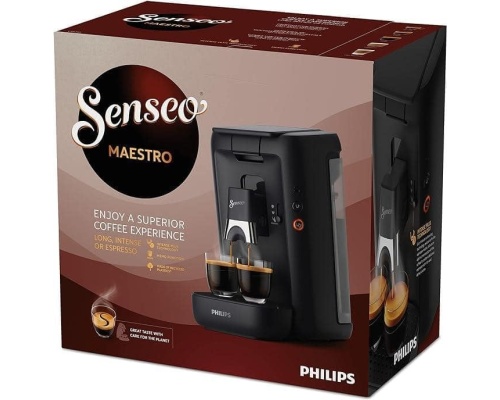 Philips Senseo Maestro Καφετιέρα για Κάψουλες Senseo Πίεσης 1bar Μαύρη Philips Senseo Maestro Καφετιέρα για Κάψουλες Senseo Πίεσης 1bar Μαύρη