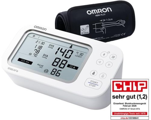 Omron X7 Smart Afib Ψηφιακό Πιεσόμετρο Μπράτσου