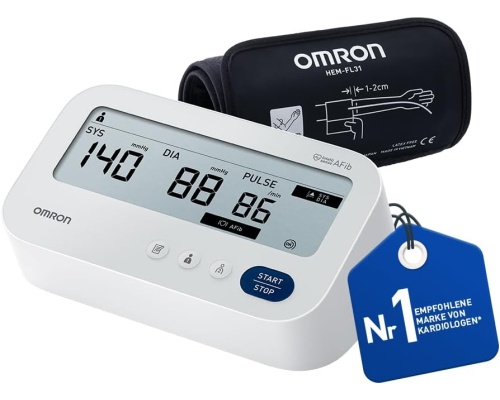 Omron X3 Comfort Afib Digital Blood Pressure Monitor Automatic Upper Arm Blood Pressure Monitor Atrial Fibrillation Detection Clinically Validated Blood Pressure Monitor Diabetics & Pregnant Women 22-42cm Omron X3 Comfort Afib Digital Blood Pressure Monitor Automatic Upper Arm Blood Pressure Monitor Atrial Fibrillation Detection Clinically Validated Blood Pressure Monitor Diabetics & Pregnant Women 22-42cm