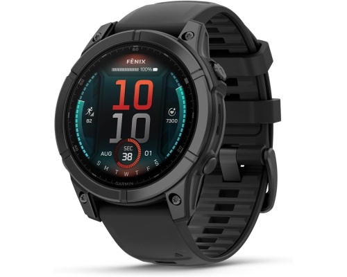 Garmin Fenix E Stainless Steel 47mm Αδιάβροχο Smartwatch με Παλμογράφο (Μαύρο) Garmin Fenix E Stainless Steel 47mm Αδιάβροχο Smartwatch με Παλμογράφο (Μαύρο)