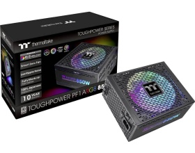Thermaltake Toughpower PF1 ARGB 850W Μαύρο Τροφοδοτικό Υπολογιστή Full Modular 80 Plus Platinum
