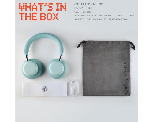 Nothing CMF Headphone Pro Ασύρματα / Ενσύρματα Over Ear Ακουστικά με 100 ώρες Λειτουργίας Dark Grey Nothing CMF Headphone Pro Ασύρματα / Ενσύρματα Over Ear Ακουστικά με 100 ώρες Λειτουργίας Dark Grey
