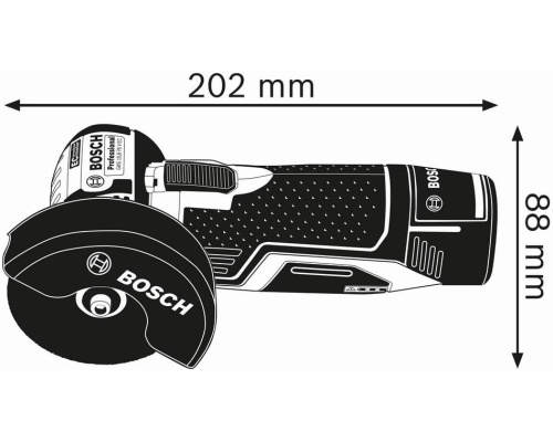 Bosch GWS 12V-76 Τροχός Mini 76mm Μπαταρίας 2x3Ah Bosch GWS 12V-76 Τροχός Mini 76mm Μπαταρίας 2x3Ah