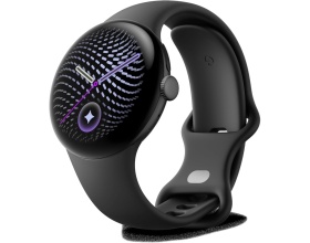 Google Pixel Watch 5 Aluminium 45mm Αδιάβροχο με Παλμογράφο (Matte Black Aluminum Case / Obsidian Active Band)