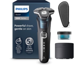 Philips Series 5000 Nose Hair Trimmer & S5889 Περιστρεφόμενη Ξυριστική Μηχανή Προσώπου Επαναφορτιζόμενη