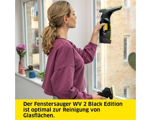 Karcher WV 2 Black Edition Καθαριστής Τζαμιών Χειρός Μπαταρίας Μαύρος Karcher WV 2 Black Edition Καθαριστής Τζαμιών Χειρός Μπαταρίας Μαύρος