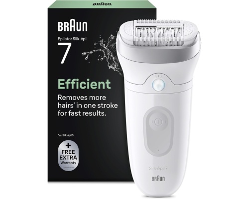 Braun Silk·épil 7 Αποτριχωτική Μηχανή Women's Epilator, Ladyshaver, 7-011 Braun Silk·épil 7 Αποτριχωτική Μηχανή Women's Epilator, Ladyshaver, 7-011