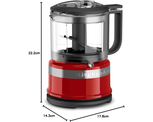 Kitchenaid Πολυμίξερ 240W με Κάδο 830ml και Κανάτα Μπλέντερ Κόκκινο Kitchenaid Πολυμίξερ 240W με Κάδο 830ml και Κανάτα Μπλέντερ Κόκκινο