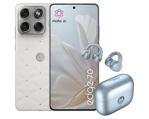 Motorola Edge 70 and Moto Buds Loop Pantone Cloud Dancer 12/512GB Motorola Edge 70 and Moto Buds Loop Pantone Cloud Dancer 12/512GB