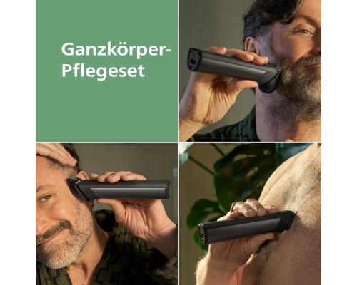 Philips Oneblade Oneblade Σετ Επαναφορτιζόμενης Κουρευτικής Μηχανής Γκρι MG9556/15 Philips Oneblade Oneblade Σετ Επαναφορτιζόμενης Κουρευτικής Μηχανής Γκρι MG9556/15